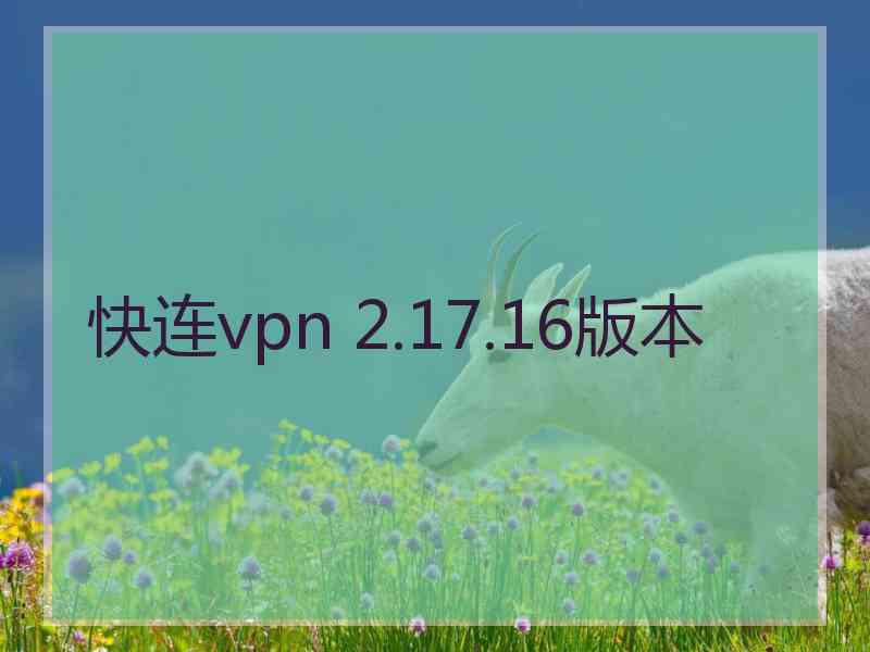 快连vpn 2.17.16版本